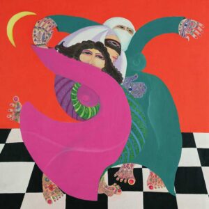 lailashawa-The-Zar-I-1992-acrylic-on-canvas-1