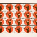 Laila Shawa | 20 Targets, 1994. Lithograph, 48 x 68 cm.
